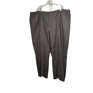 Liz & Me Women's Brown‎ Dress Pants Slacks Trousers Size 28W
